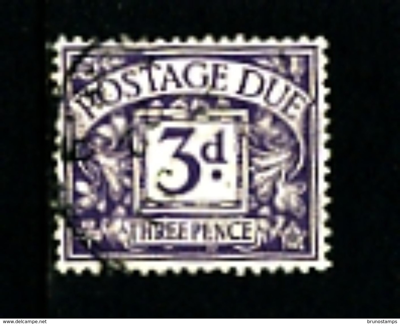 GREAT BRITAIN - 1914  POSTAGE DUES  3d WMK ROYAL CYPHER  FINE USED  SG D5 - Tasse