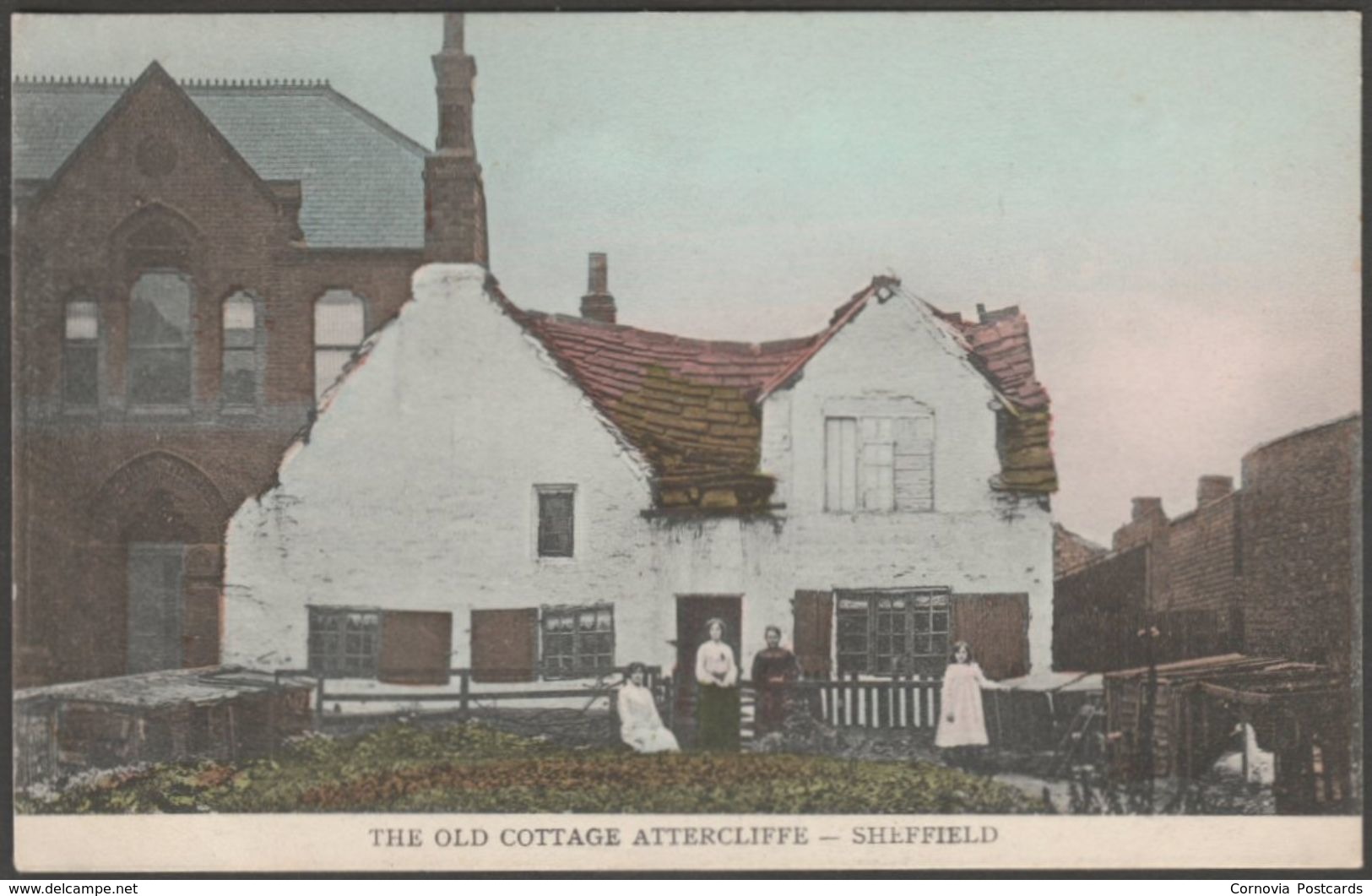 The Old Cottage, Attercliffe, Sheffield, Yorkshire, C.1905-10 - RPS Series Postcard - Sheffield