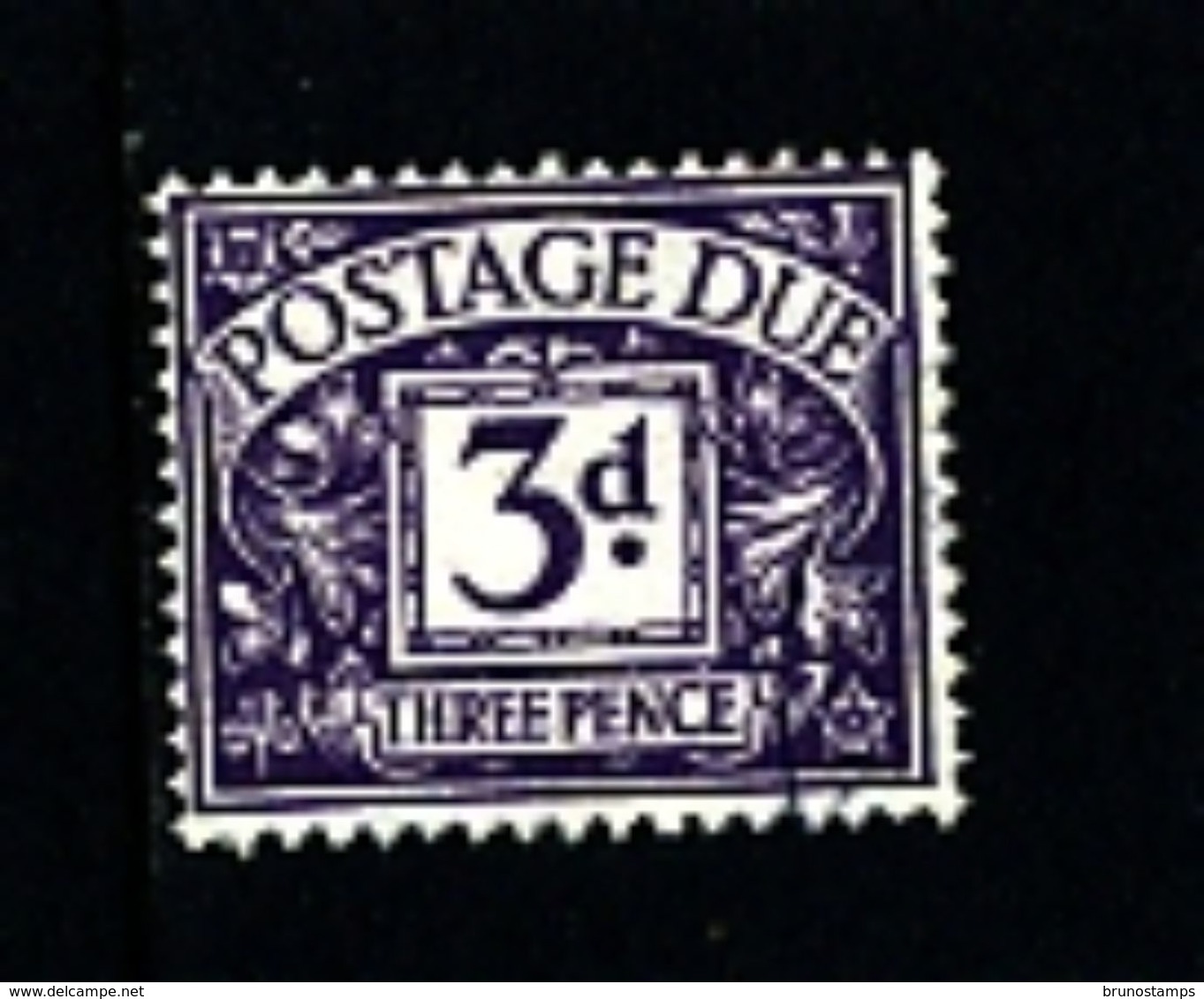 GREAT BRITAIN - 1936 POSTAGE DUES 3d  WMK EDWARD FINE USED  SG D22 - Tasse