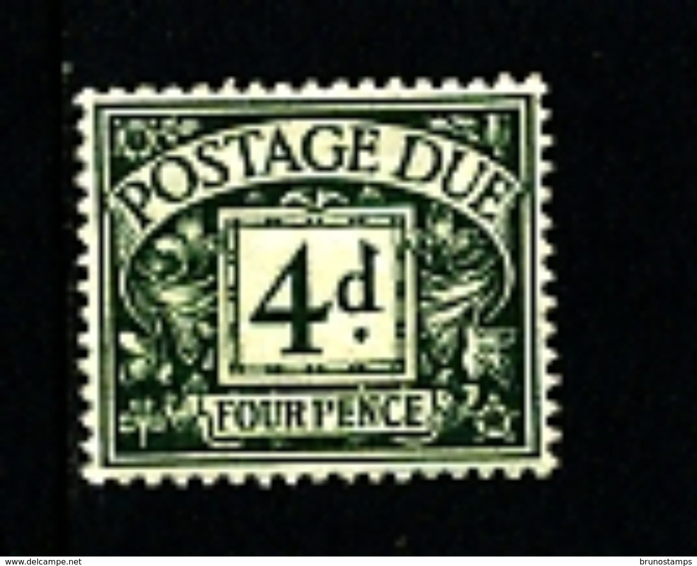 GREAT BRITAIN - 1937 POSTAGE DUES 4d  KGVI  MINT NH  SG D31 - Tasse