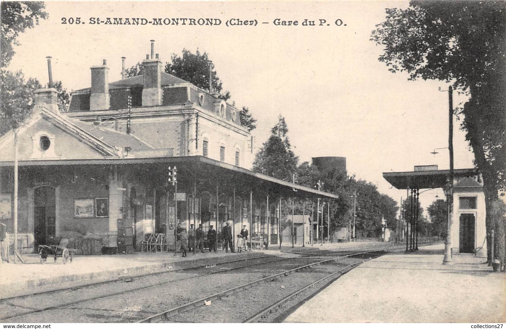 18-SAINT-AMAND-MONTROND- GARE DU P.O. - Saint-Amand-Montrond