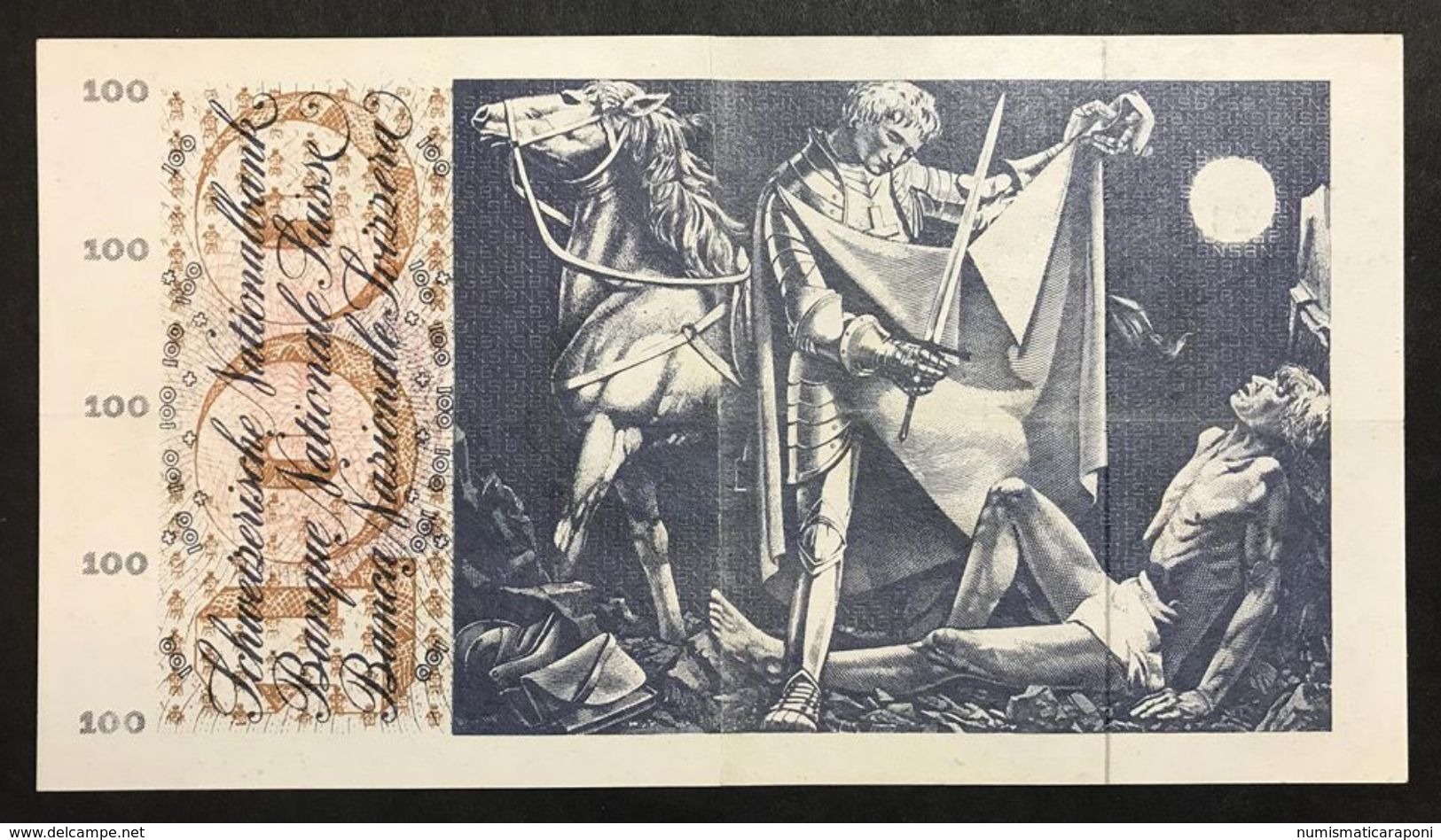 Svizzera 100 Francs Franken Franchi 1973 LOTTO 1971 - Svizzera