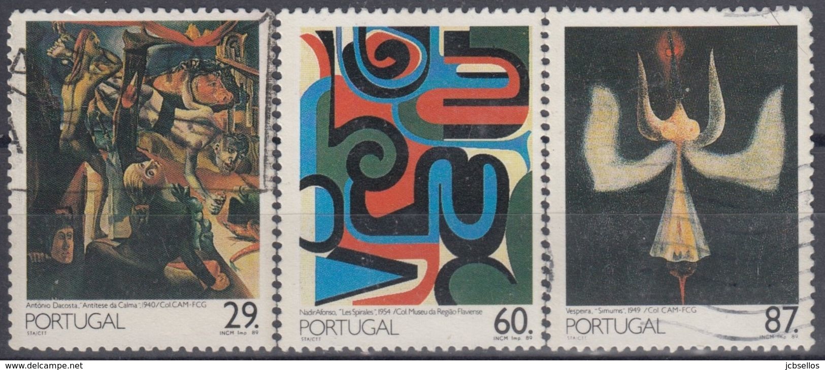 PORTUGAL 1989 Nº 1755/57 USADO - Usado