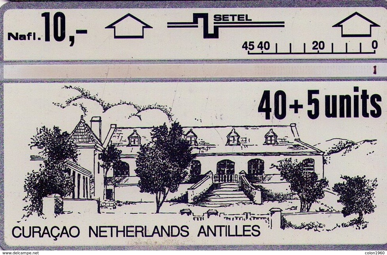 CURACAO (ANTILLAS HOLANDESAS). CHURCH - 406B. 1994-06. CUR-01 (406B). (001) - Antillen (Niederländische)