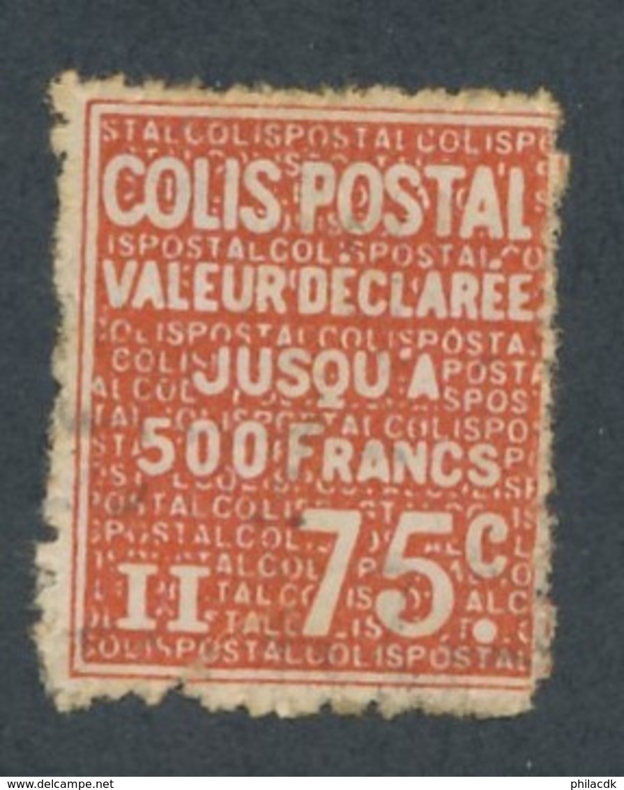 FRANCE - COLIS POSTAUX N°YT 98 OBLITERE - COTE YT : 3€ - 1933/34 - Gebraucht