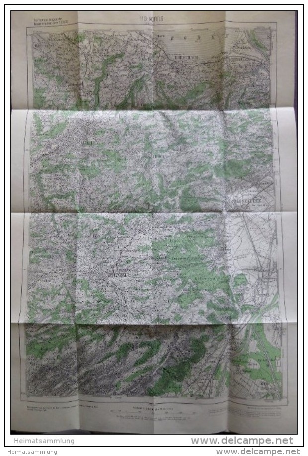 110 Nofels - Provisorische Ausgabe Der Österreichischen Karte 1:50.000 - Herausgegeben Vom Bundesamt Für Eich- U. Vermes - Maps Of The World