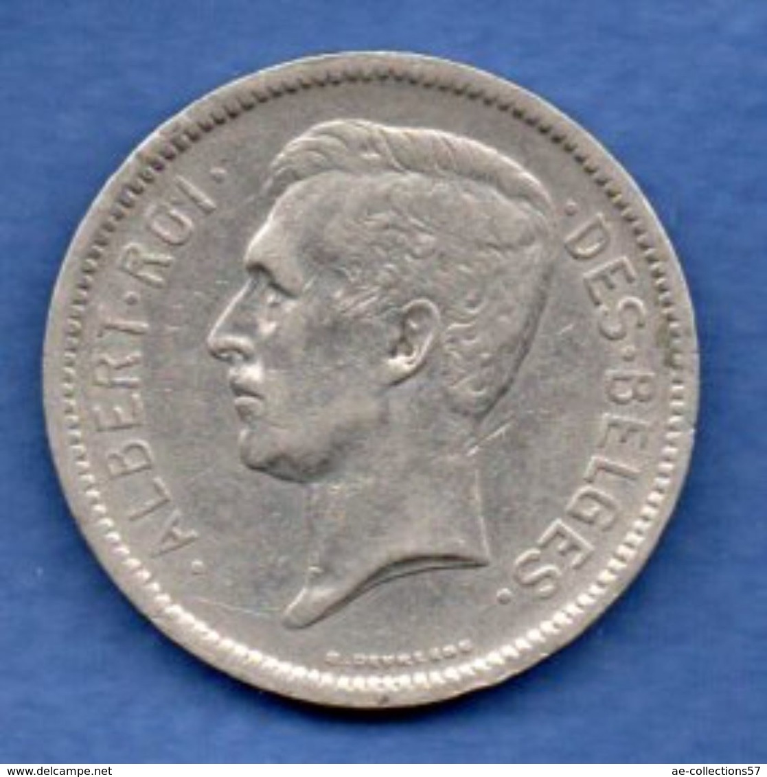 Belgique   -- 5 Francs 1934    - Km #  97.1 -  état TB+ - 5 Francs & 1 Belga