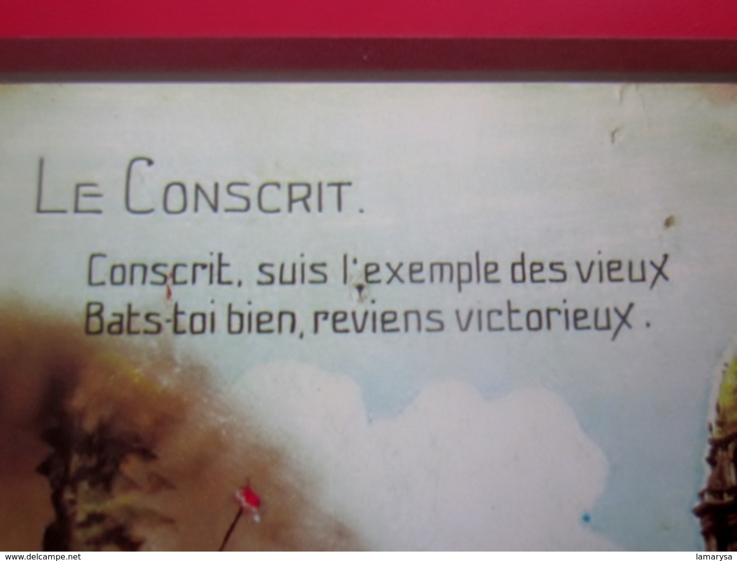 MILITARIA Bloc Timbre NEUF ** "LE CONSCRIT " LIRE LE TEXTE Europe  France  Erinnophilie- Vignette Militaire - Vignettes Militaires