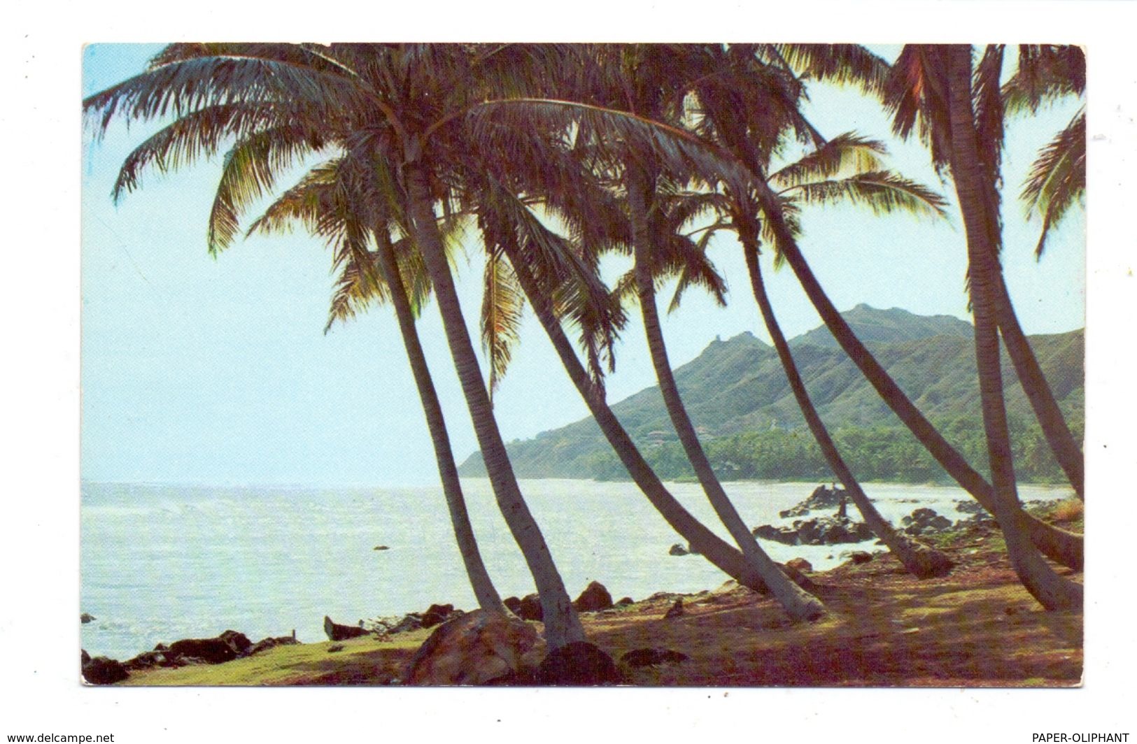 USA - HAWAII - HONOLULU, Diamond Head From Black Point, 1955 - Honolulu