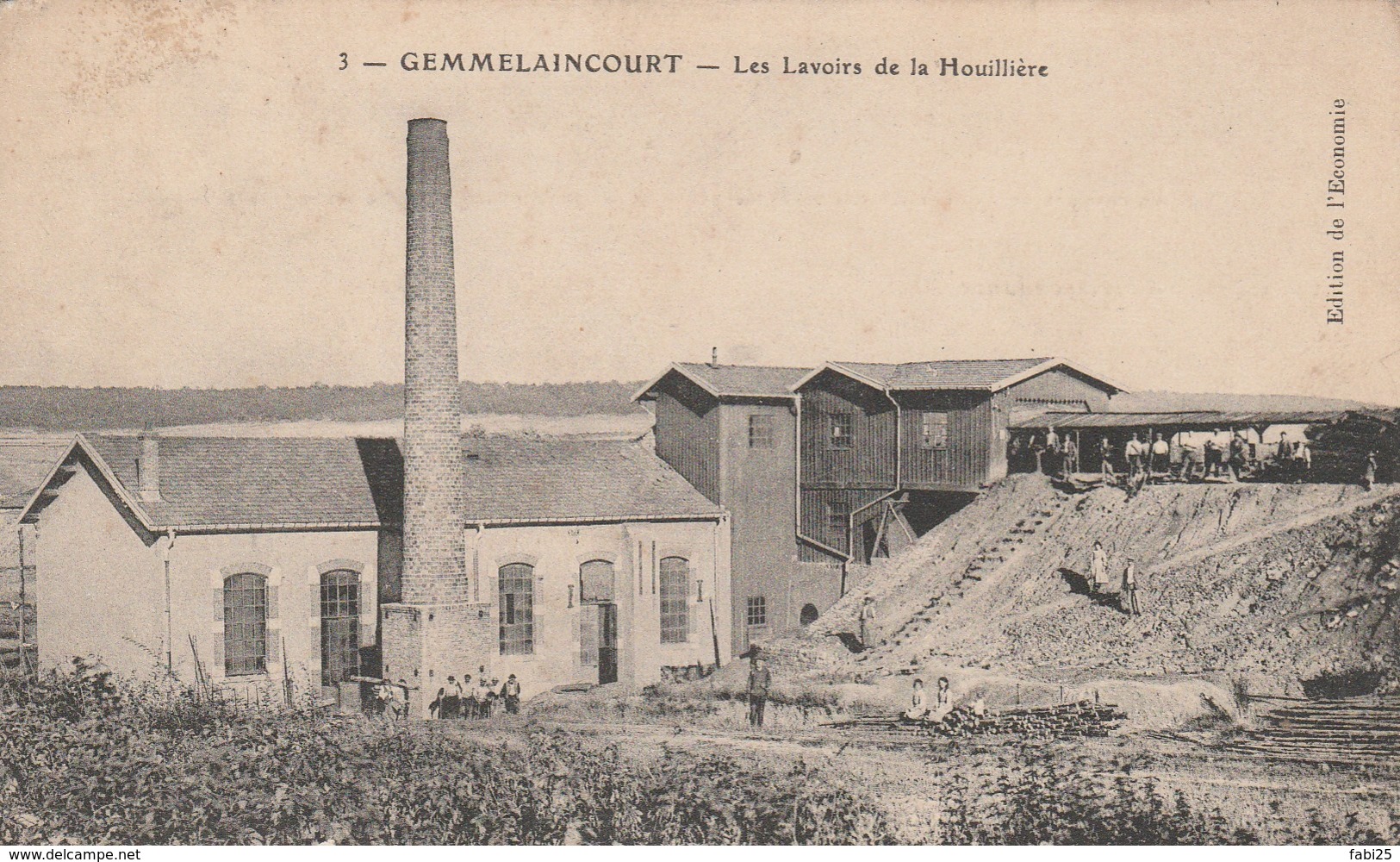 GEMMELAINCOURT LES LAVOIRS DE LA HOUILLERE Mine De Charbon - Autres & Non Classés