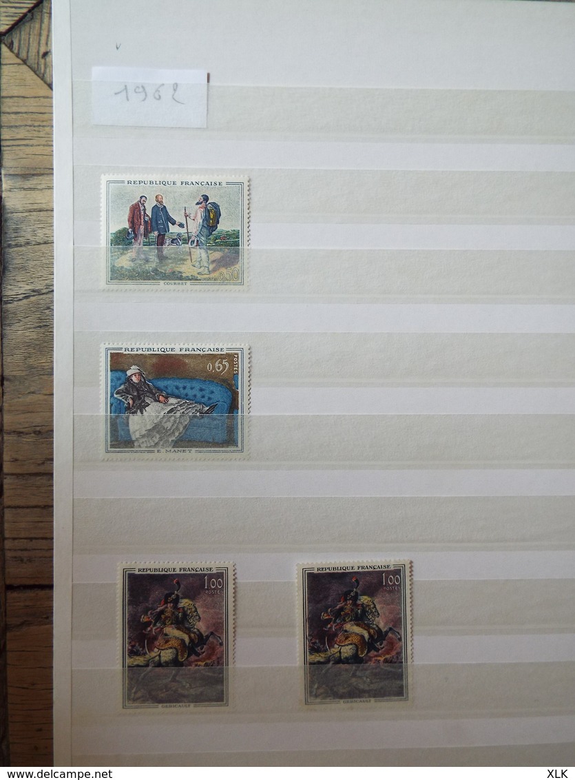 France 1961/1992 - Tableaux - Oeuvres D'art - Yvert - Entre 1319 Et 2782 - Prix De Départ 5% De La Côte - Collections