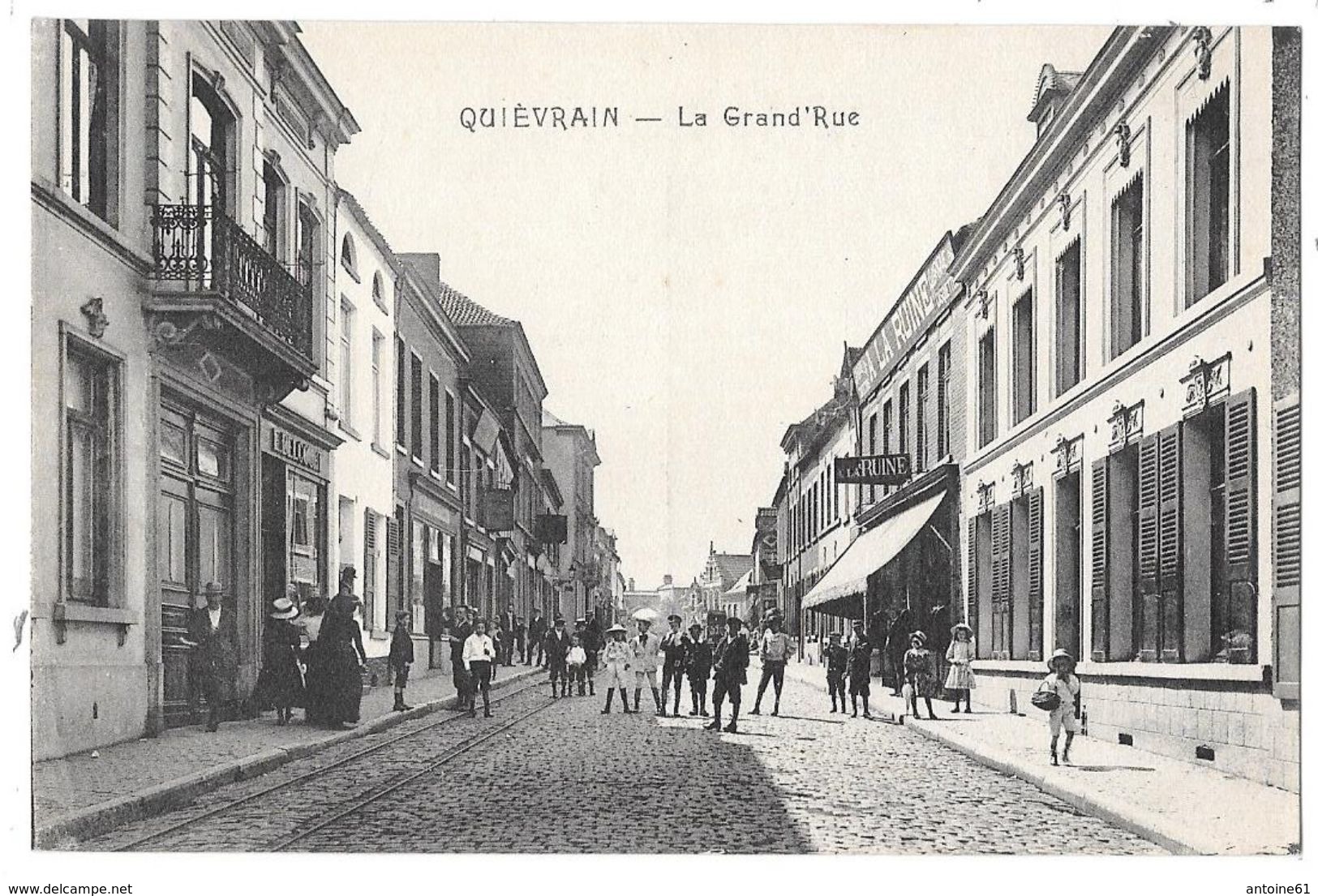 QUIEVRAIN - La Grand'Rue (vue Animée) - Quiévrain