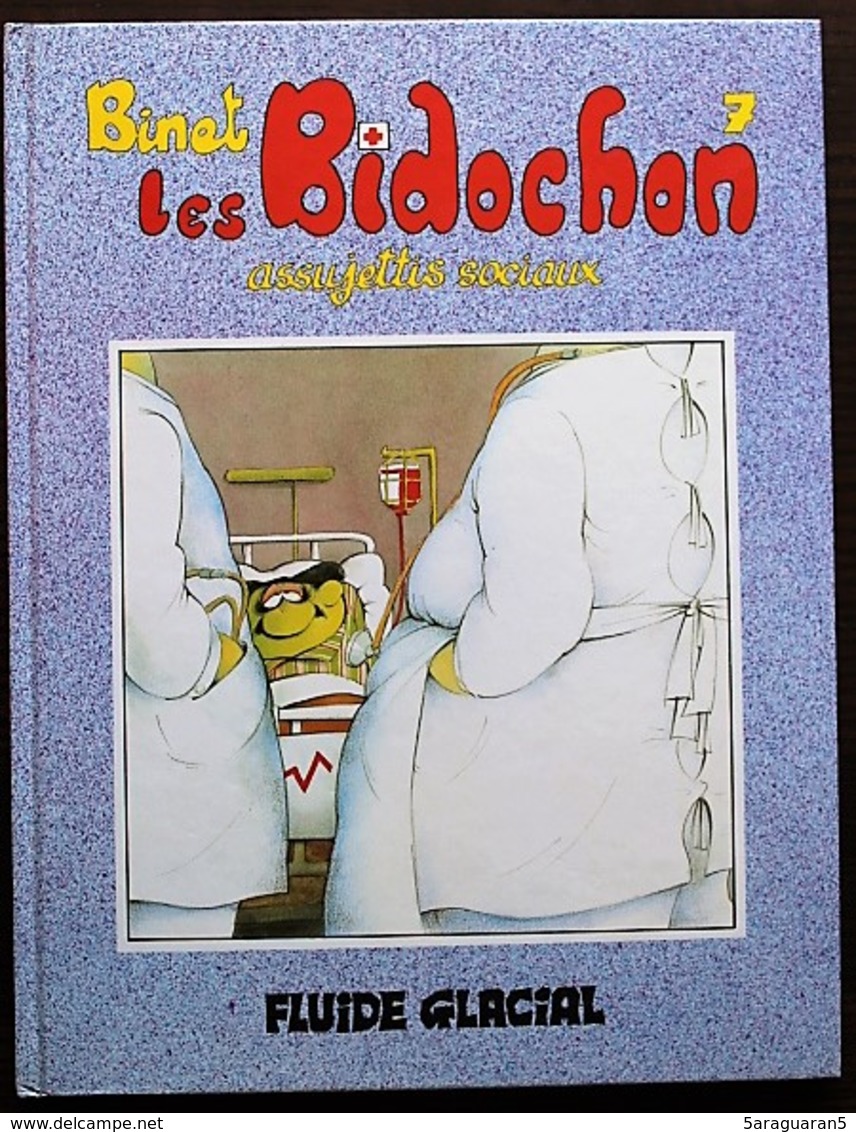 BD LES BIDOCHON - 7 - Assujettis Sociaux - Rééd. 1991 Fluide Glacial - Bidochon, Les