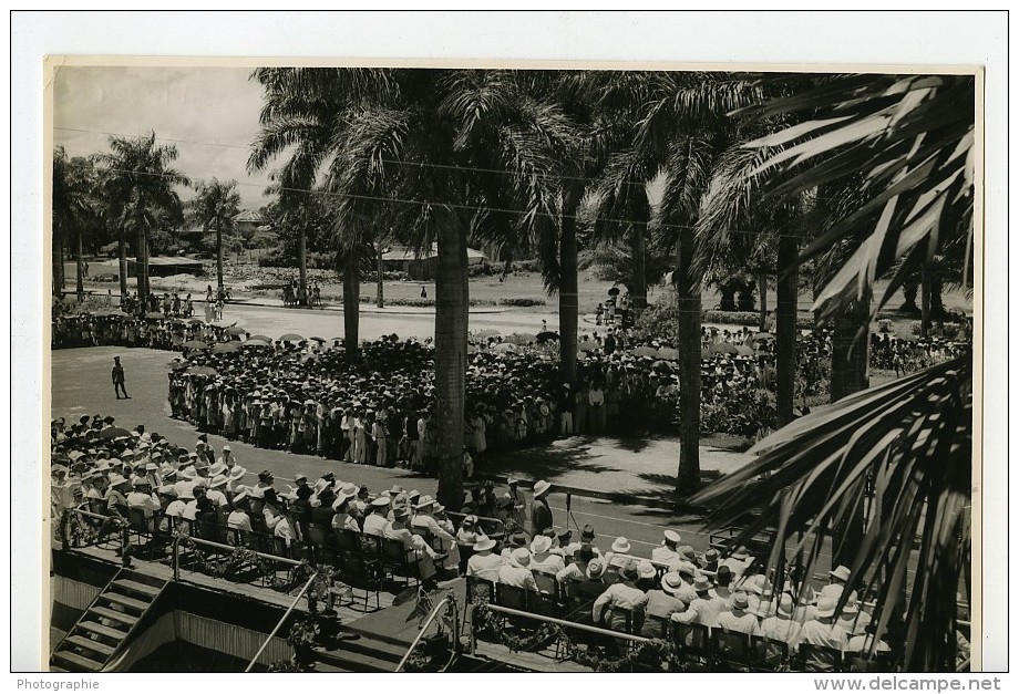 Madagascar Tamatave Assemblée Politique Ancienne Photo 1950 - Africa