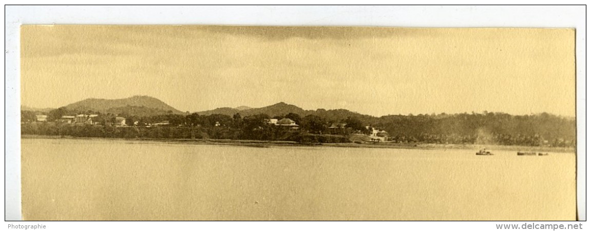 Vue Poétique De Madagascar Panorama Mer Majunga? Ancienne Photo 1937 - Africa