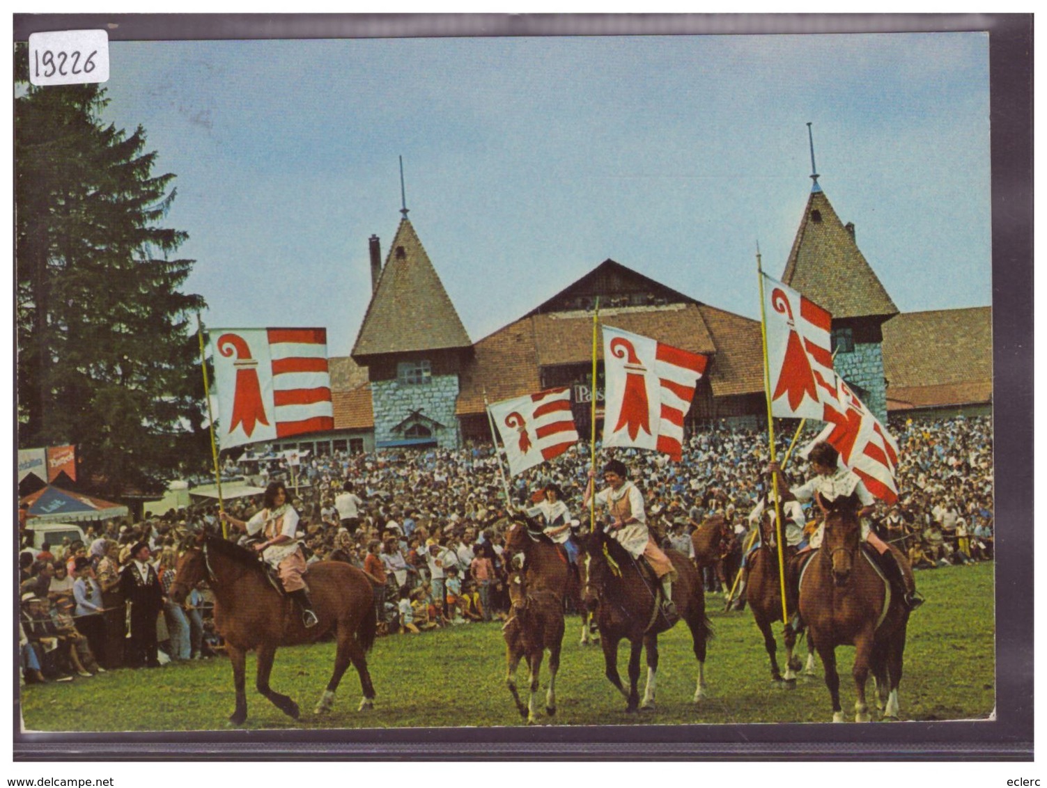 FORMAT 10x15cm - SAIGNELEGIER - CHEVAUX DES FRANCHES MONTAGNES - TB - Saignelégier