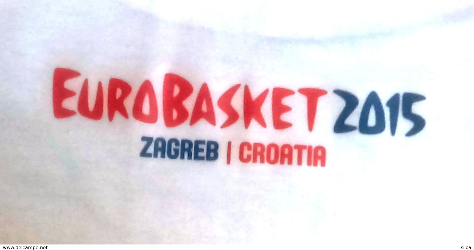 Croatia Zagreb 2015 / Basketball / EUROBASKET / T Shirt / LOGO - Uniformes, Recordatorios & Misc