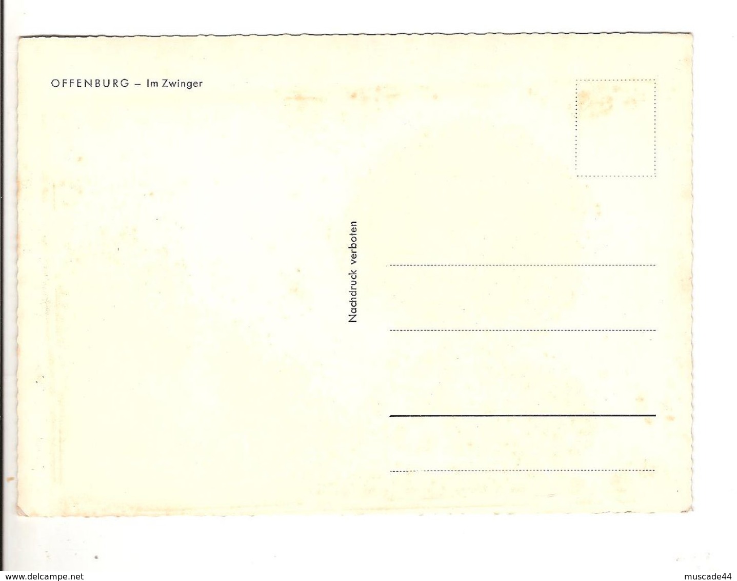 OFFENBURG - IM ZWINGER - Offenburg