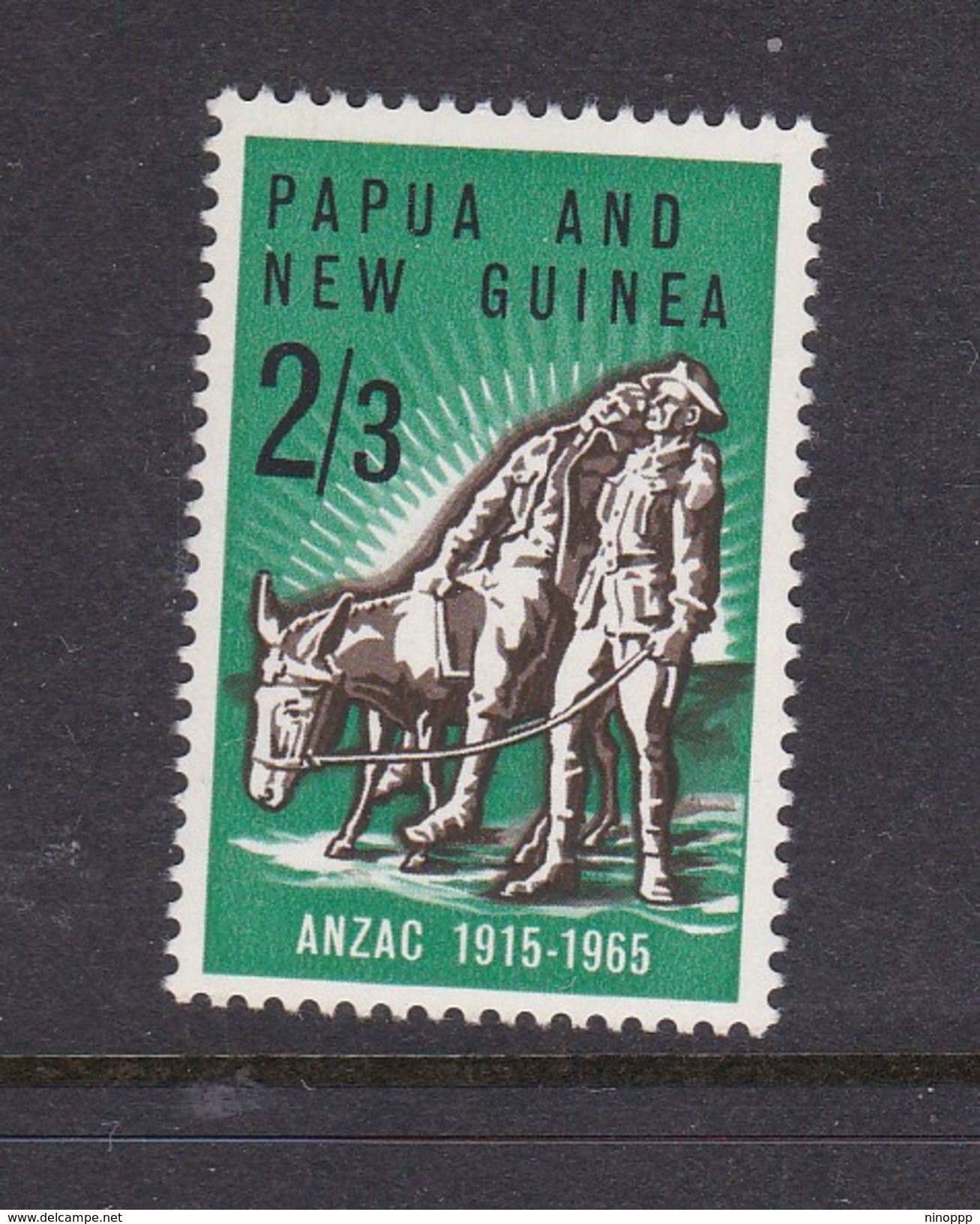 Papua New Guinea SG 76 1965 50th Anniversary Of Gallipoli Landing Mint Never Hinged - Papouasie-Nouvelle-Guinée