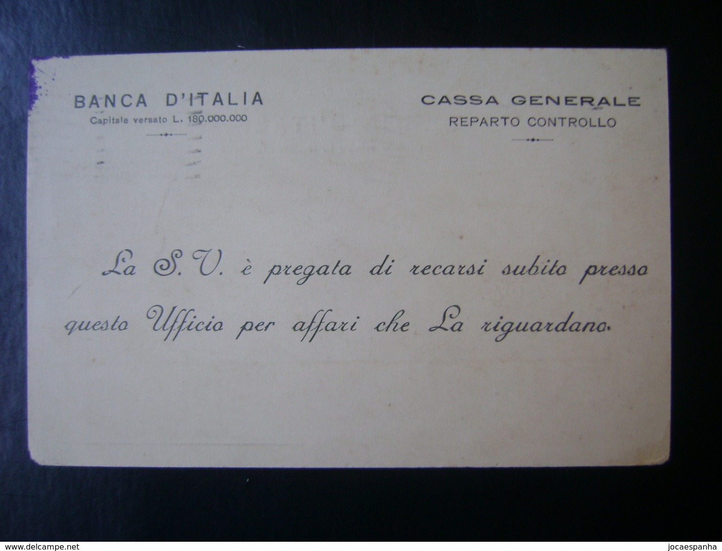 ITALY - CARD SENT TO ROME WITH PERFIN IN THE STATE - Francobolli Per Buste Pubblicitarie (BLP)