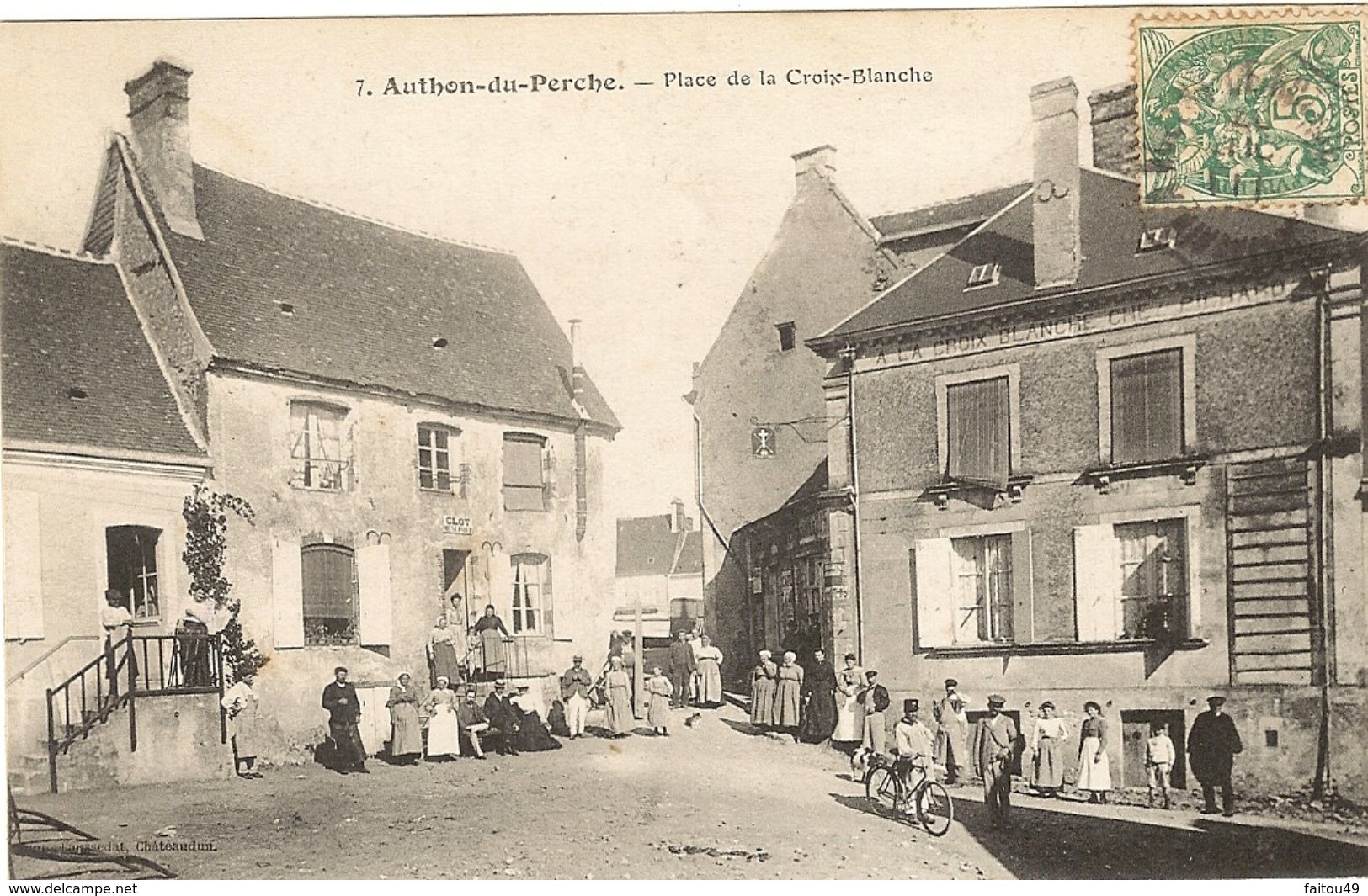 AUTHON Du PERCHE - Place De La Croix Blanche 82 - Other & Unclassified