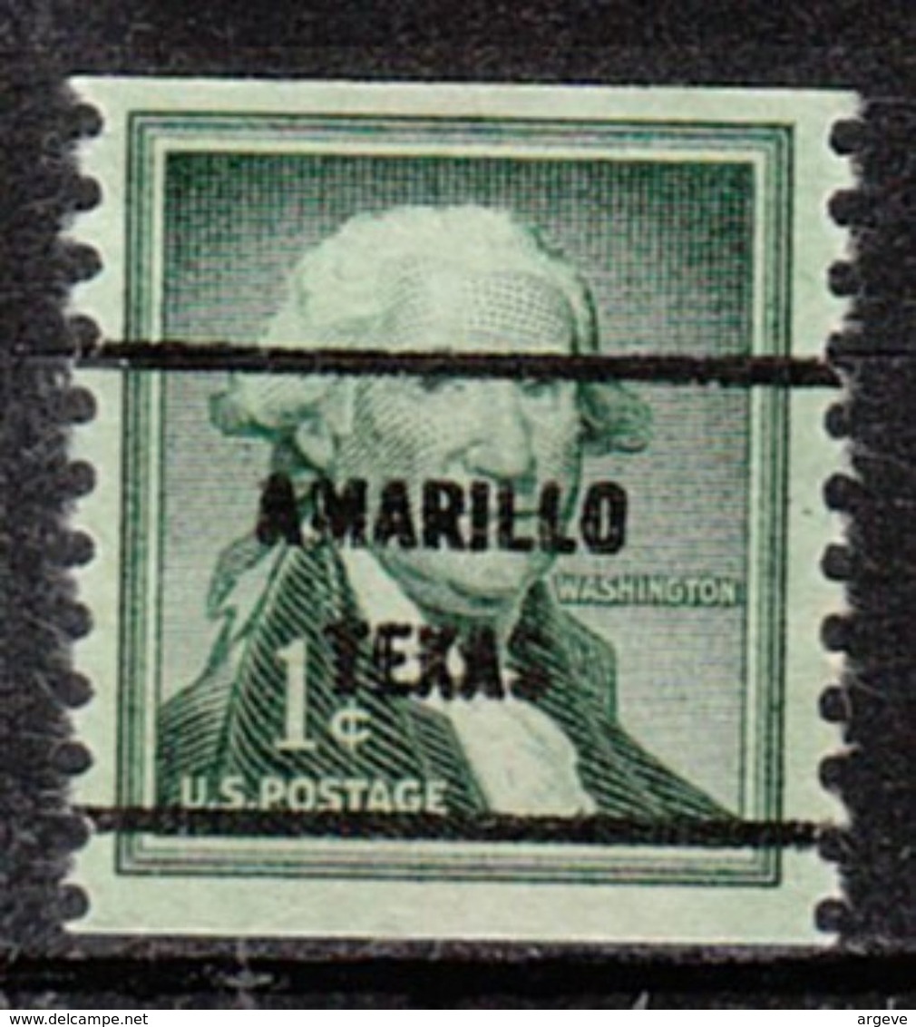 USA Precancel Vorausentwertung Preo, Bureau Texas, Amarillo 1054-61 - Precancels