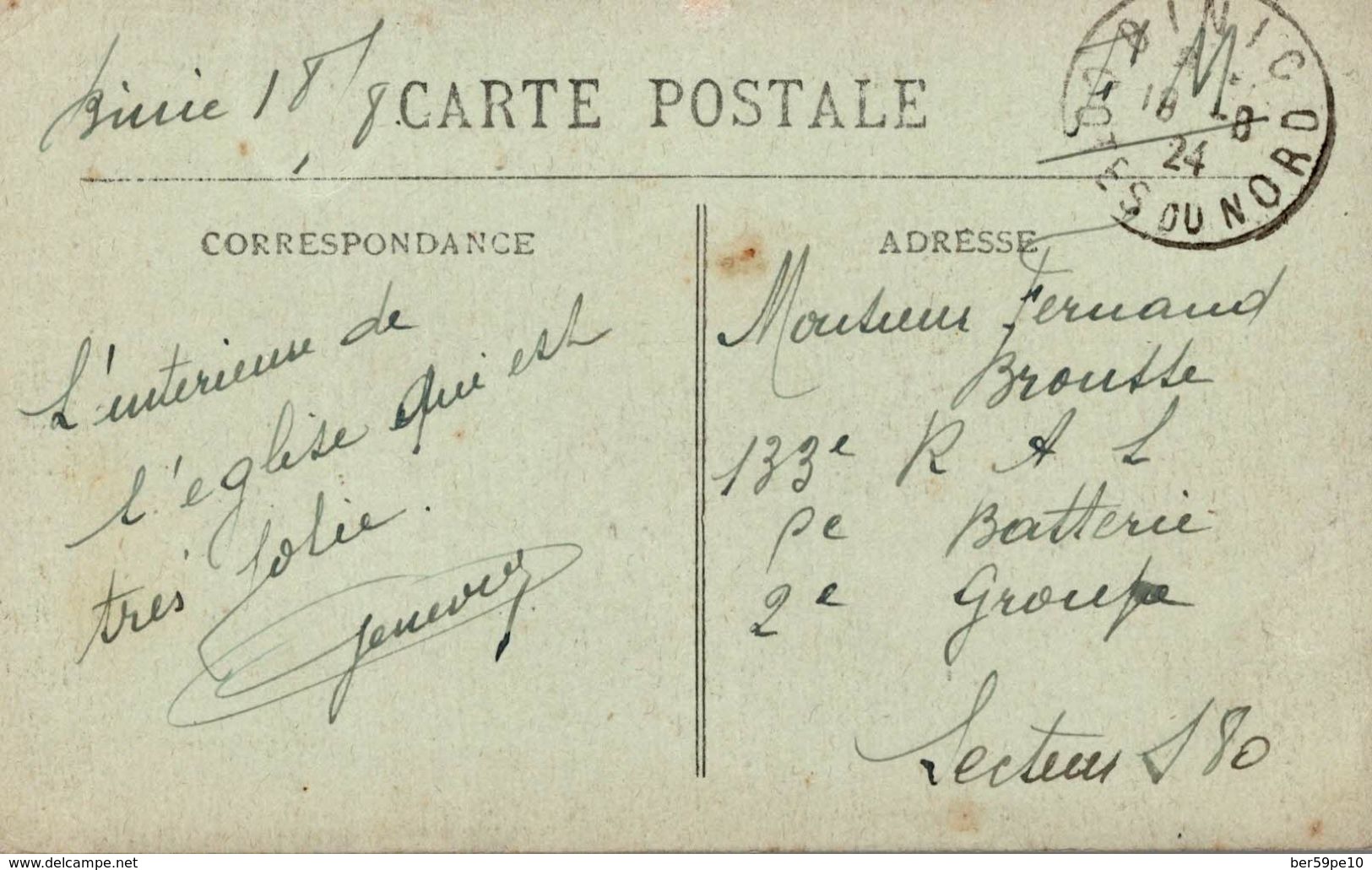 22 BINIC  INTERIEUR DE L'EGLISE - Binic