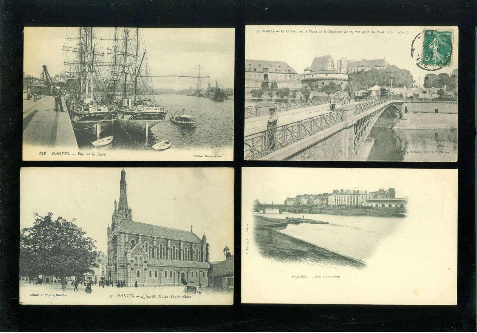 Beau lot de 54 cartes postales de France  Nantes   Mooi lot van 54 postkaarten van Frankrijk ( 44 ) - 54 scans