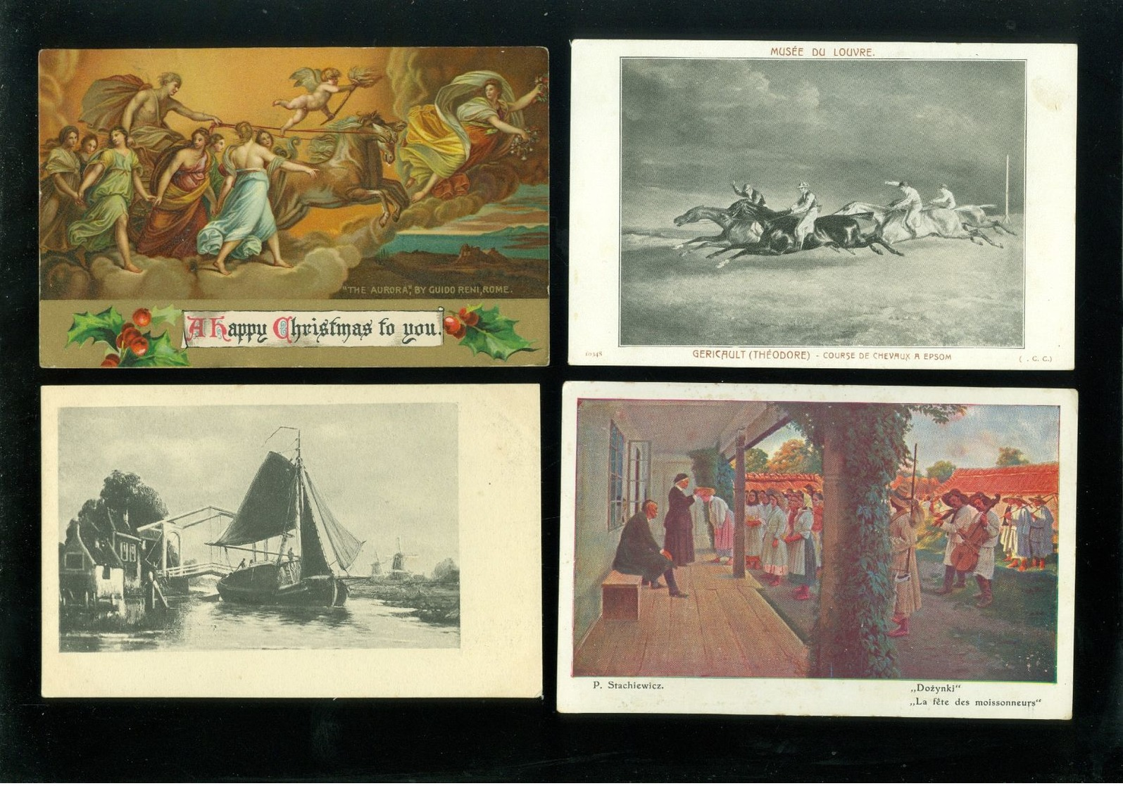 Beau lot de 60 cartes postales de fantaisie   Mooi lot 60 postkaarten van fantasie -  60 scans