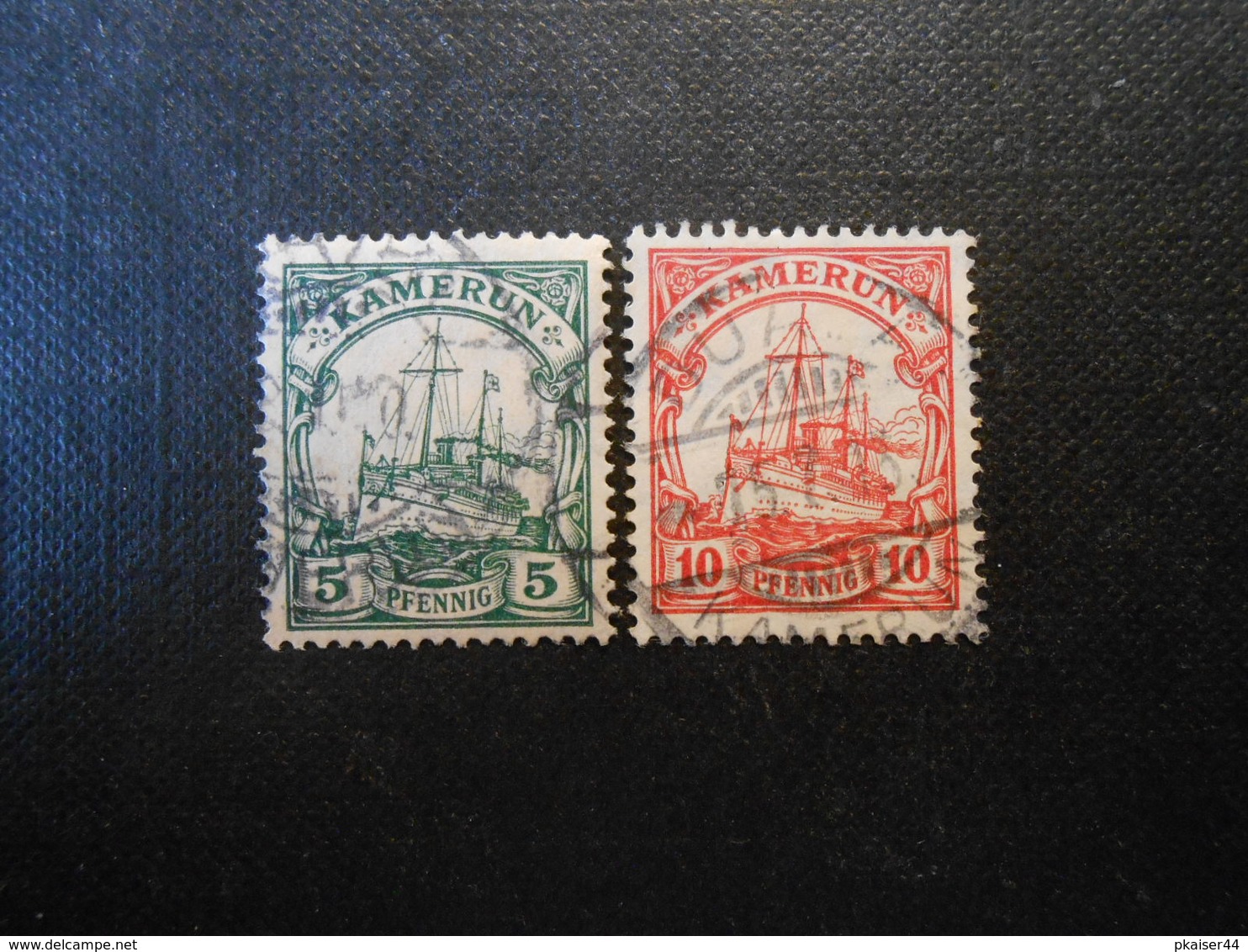 D.R.21 L/22b - 5Pf/10Pf  Deutsche Kolonien (Kamerun) 1905 - Mi 10,00 € - Kamerun