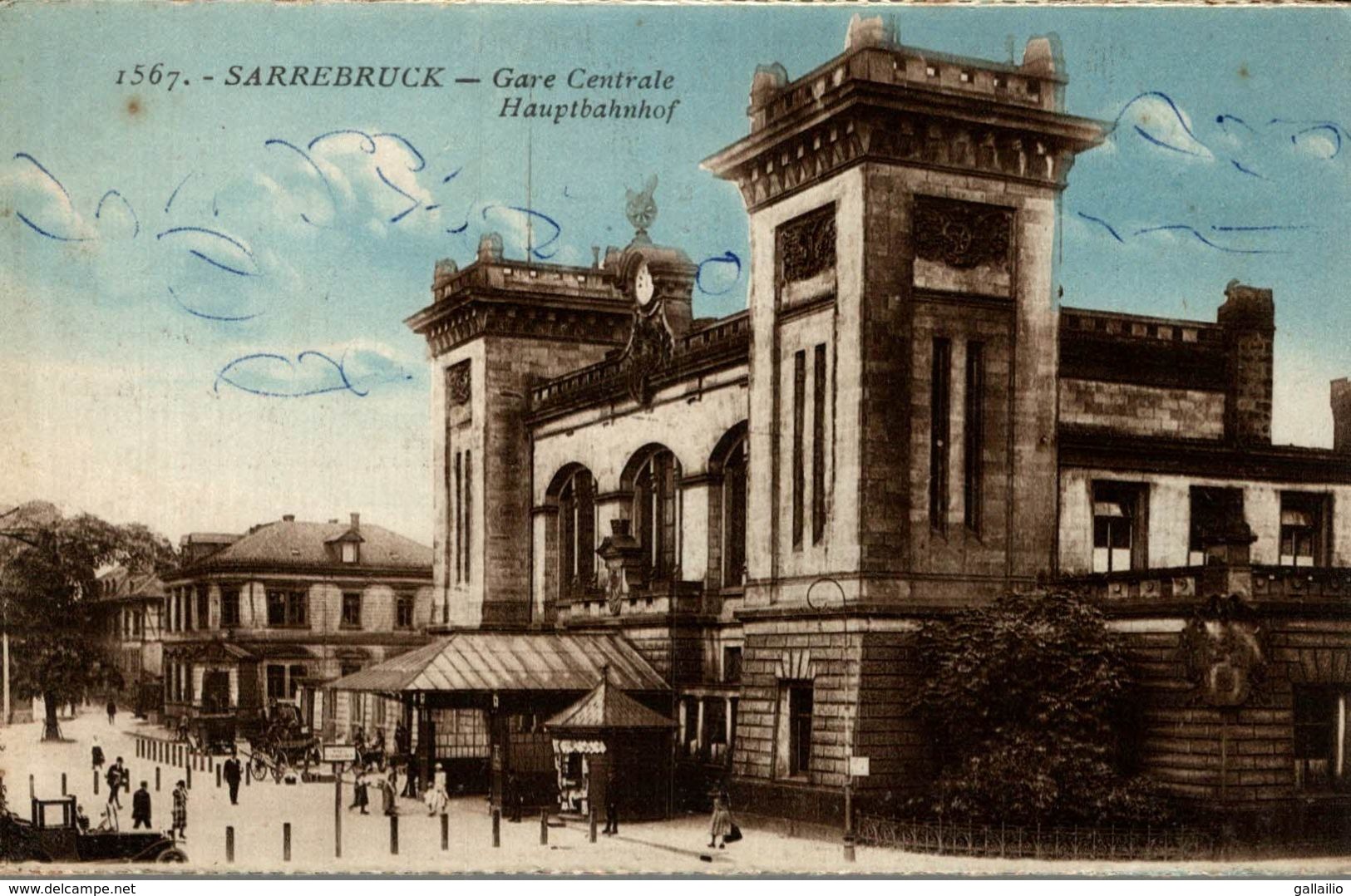 ALLEMAGNE SARREBRUCK GARE CENTRALE - Saarbrücken