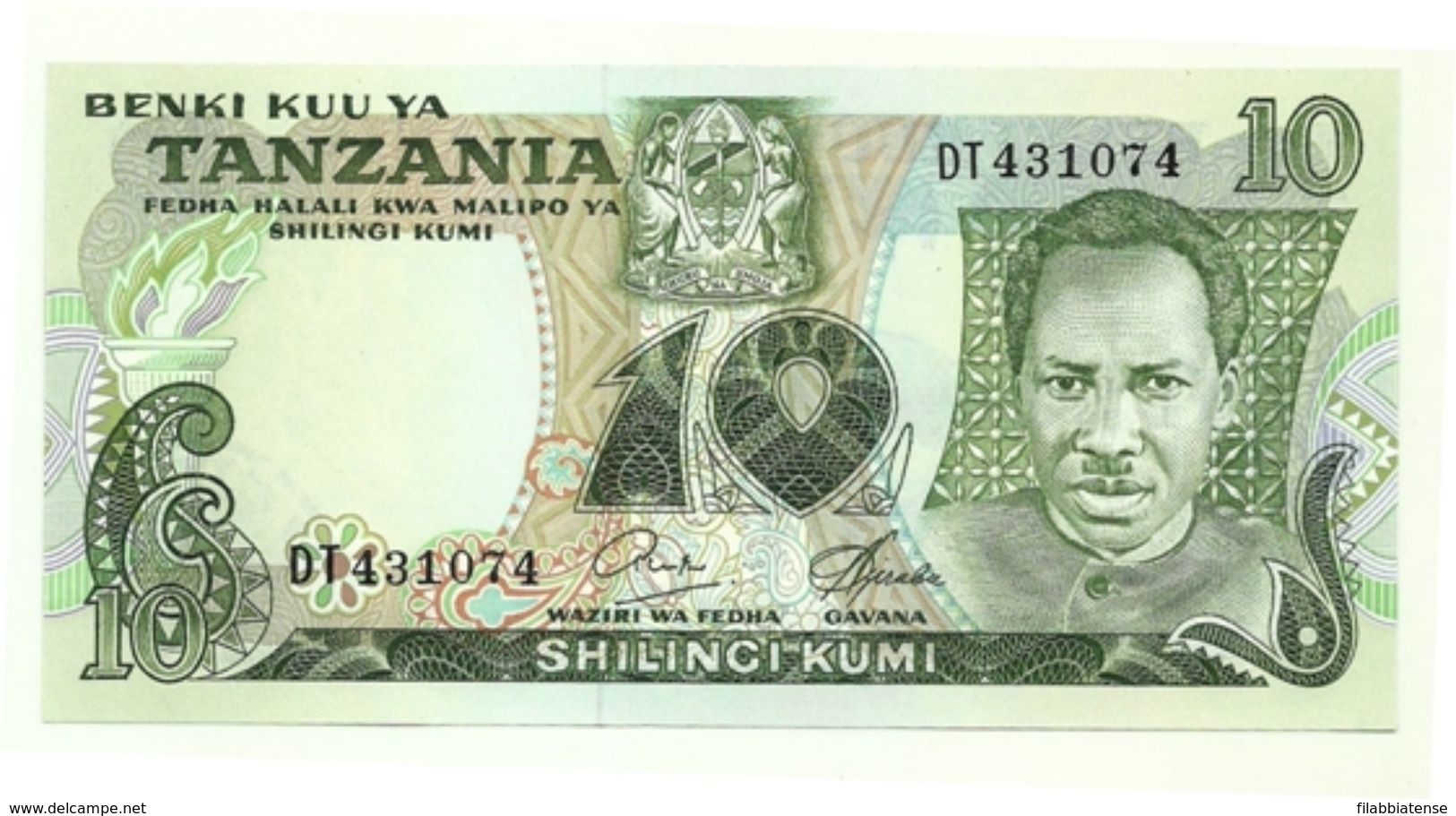 Tanzania - 10 Shilingi 1978 ---- - Tanzanie