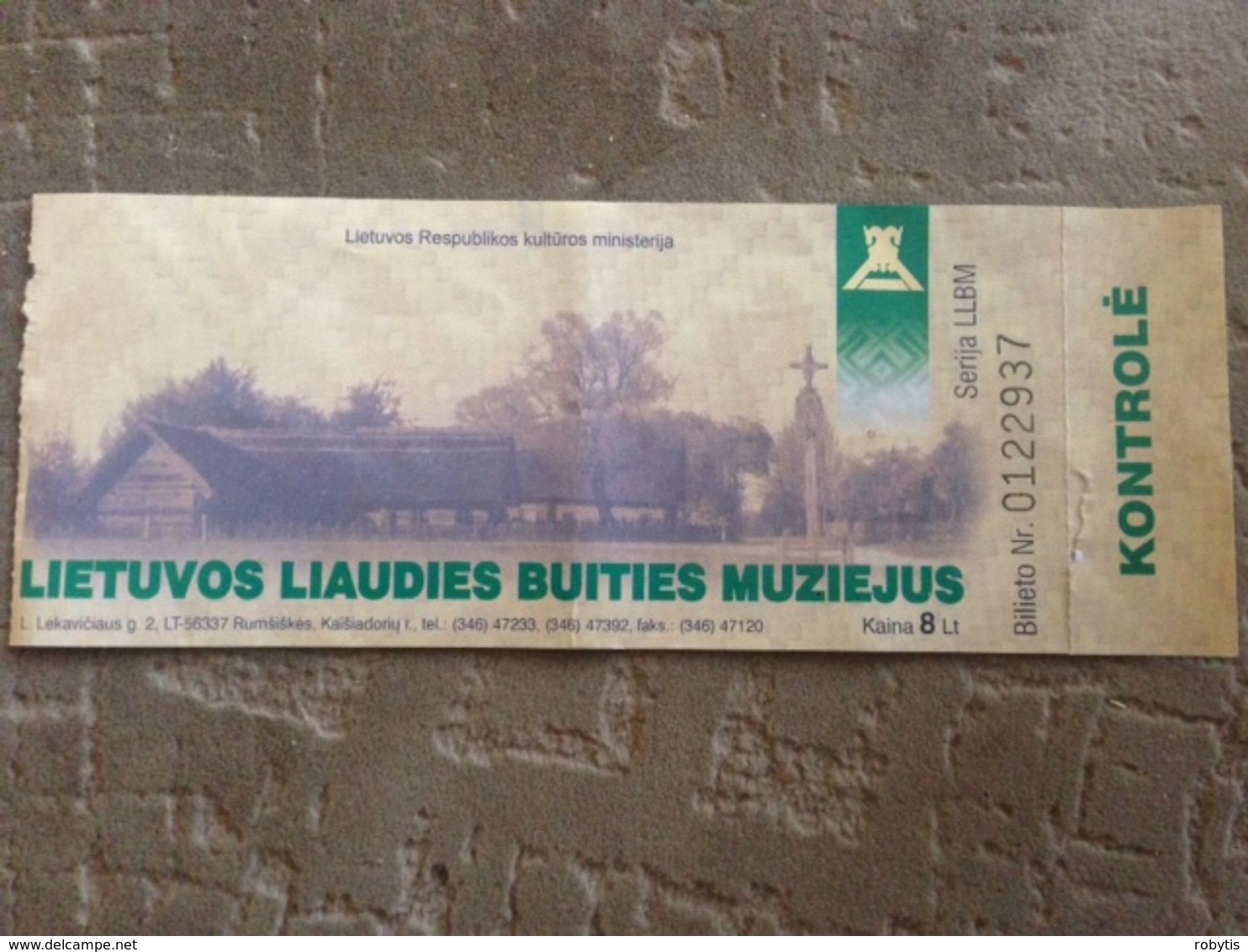 Lithuanian Folk  Museum 2012 - Tickets - Entradas