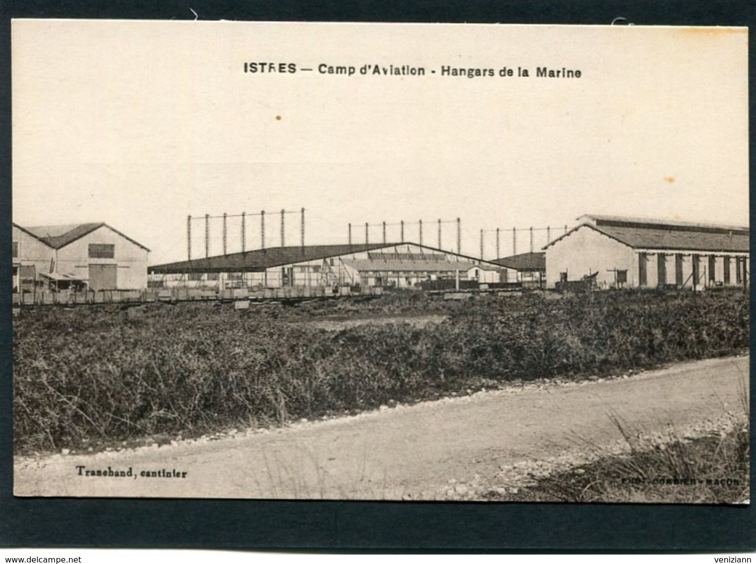 CPA - ISTRES - Camp D'Aviation - Hangars De La Marine - 1919-1938: Entre Guerres