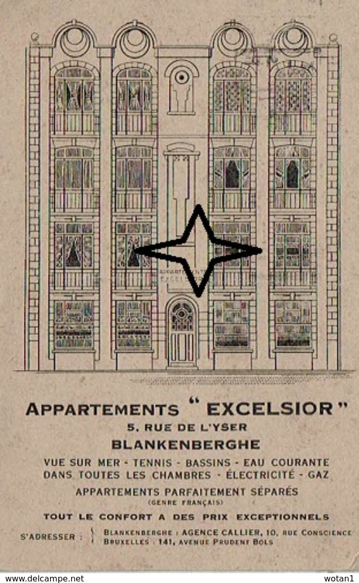 BLANKENBERGHE - Appartements "EXCELSIOR" - 5, Rue De L'Yser - Blankenberge