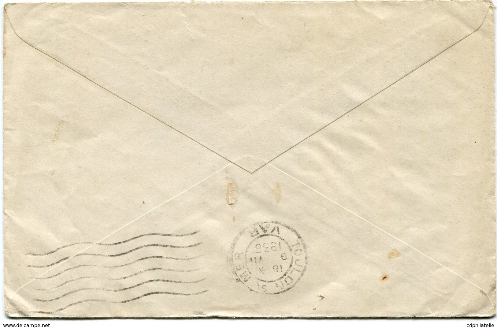 GRAND LIBAN LETTRE DEPART BEYROUTH 4 VII 36 POUR LA FRANCE - Covers & Documents