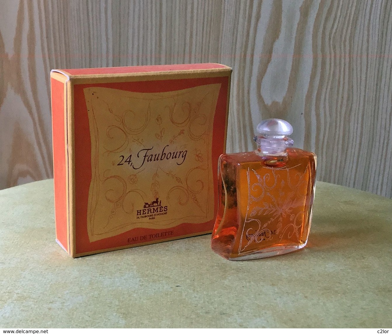 Miniature  "24, FAUBOURG "de HERMES Eau De Toilette  7,5 Ml Dans Sa  Boite (M076) - Miniatures Femmes (avec Boite)