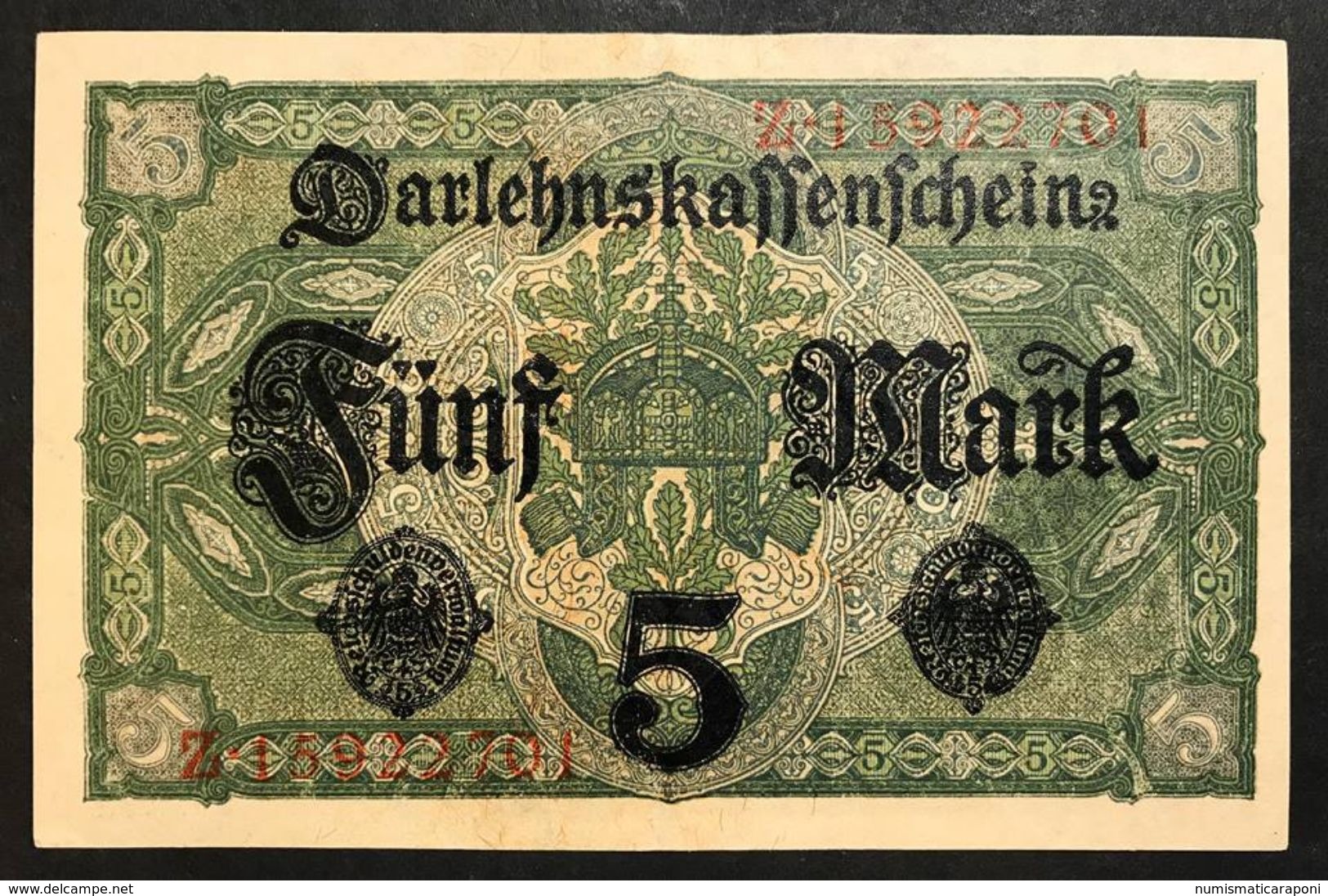 GERMANIA ALEMANIA GERMANY  5 MARK 1917 Sup   LOTTO 1988 - 5 Mark