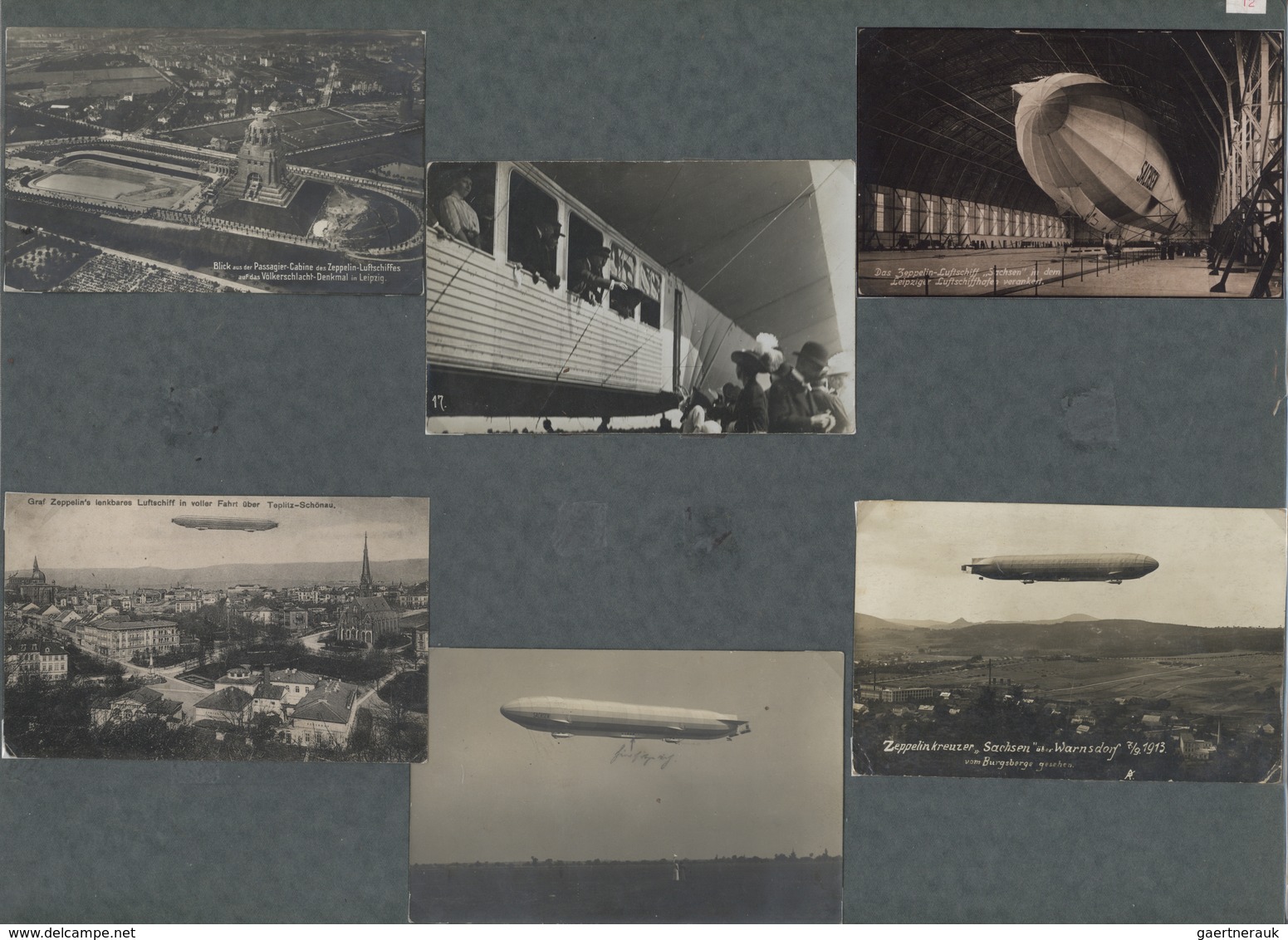 00635 Zeppelinpost Deutschland: 1913, Zeppelin Airship LZ 17 SACHSEN. Trip To HAIDA (today: NOVY BOR). Spe - Luft- Und Zeppelinpost