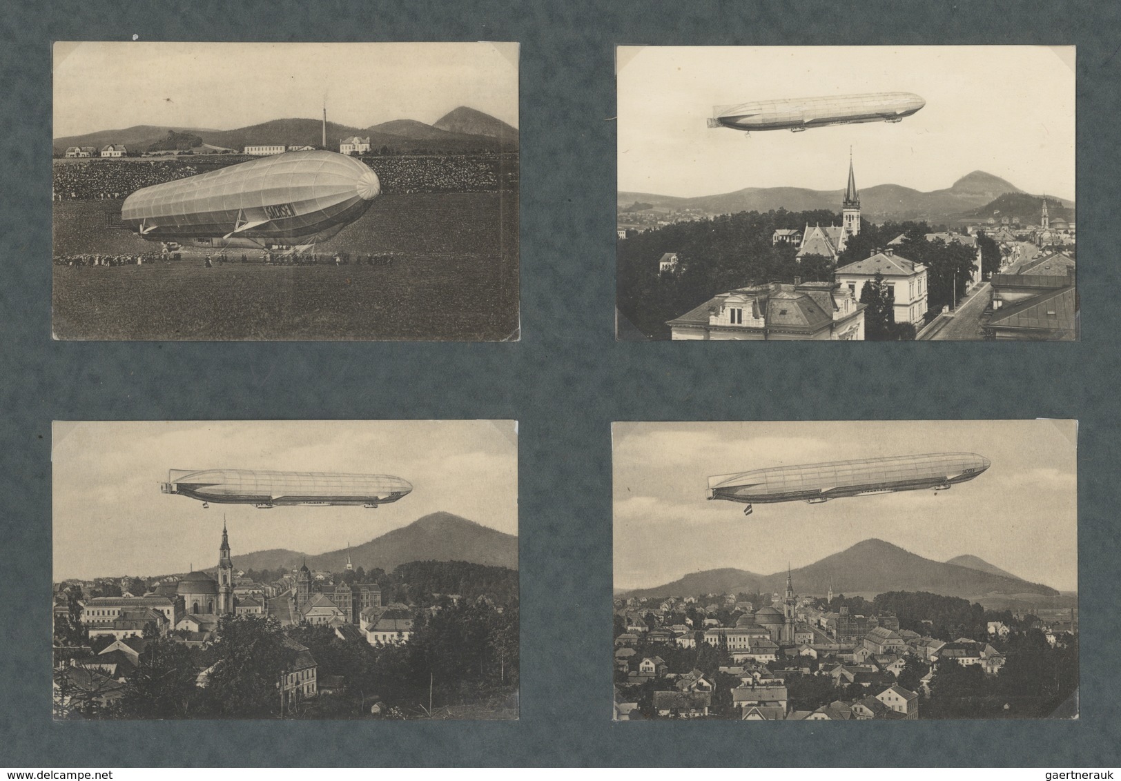 00635 Zeppelinpost Deutschland: 1913, Zeppelin Airship LZ 17 SACHSEN. Trip To HAIDA (today: NOVY BOR). Spe - Airmail & Zeppelin