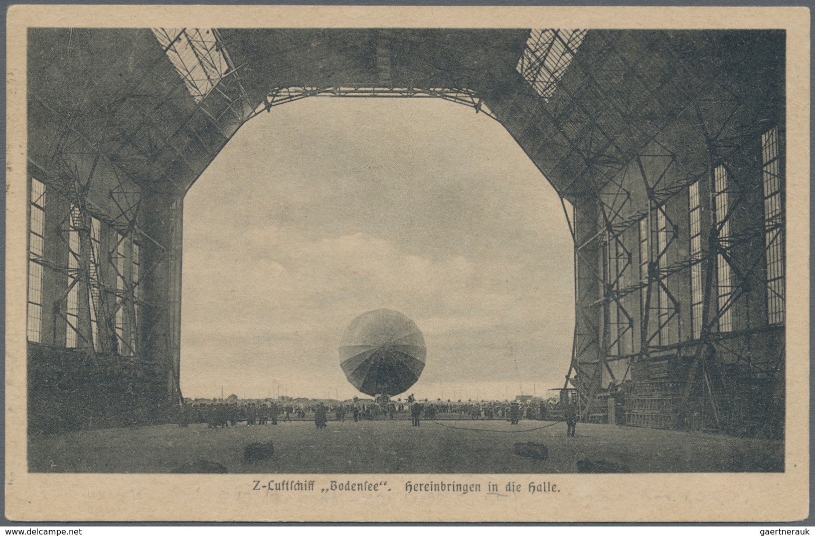 00641 Zeppelinpost Deutschland: 1919, (9.12.), LZ 120 Bodensee, Delag-Hapag Airship Line, Luxury Card With - Luchtpost & Zeppelin