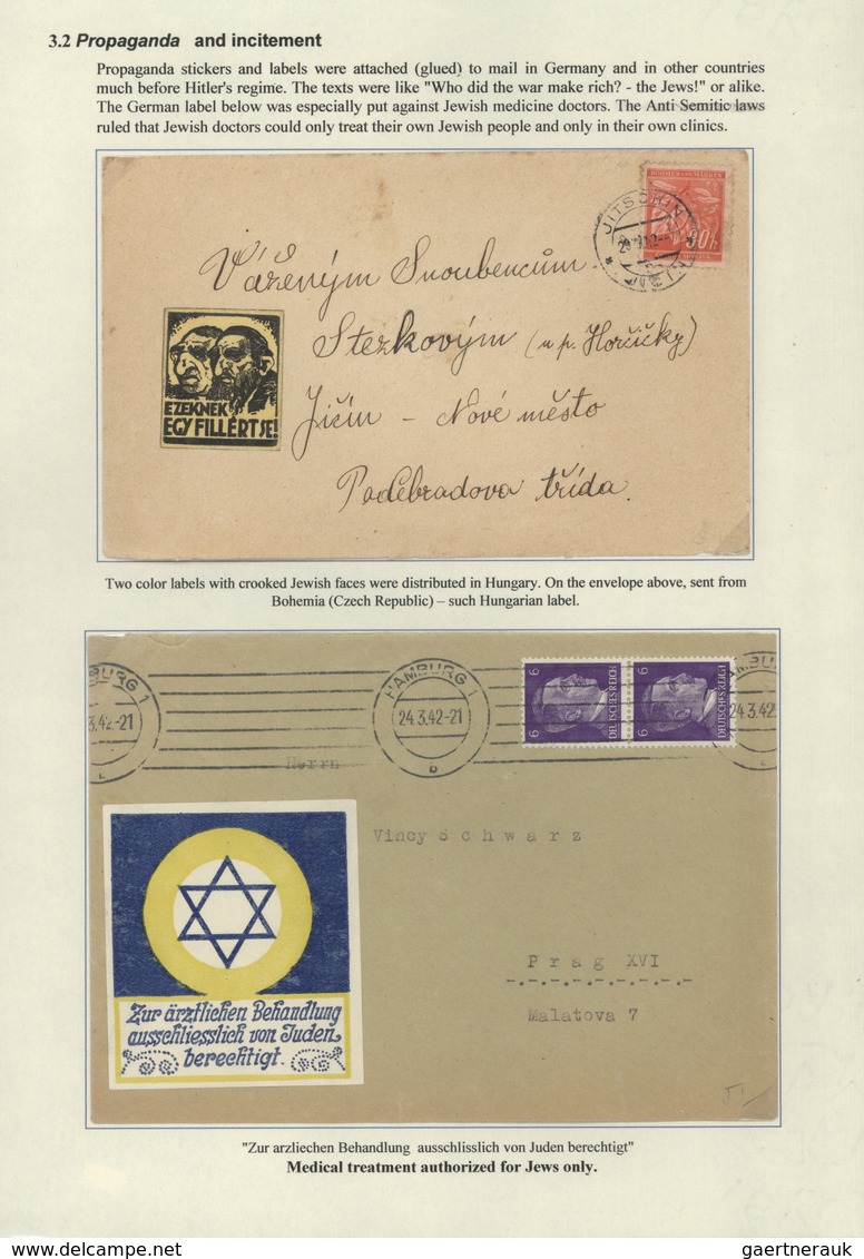 00652 Thematik: Judaika / judaism: "ANTI-SEMITISM AND HOLOCAUST" - THE ARIE LINDENBAUM COLLECTION 1900/201