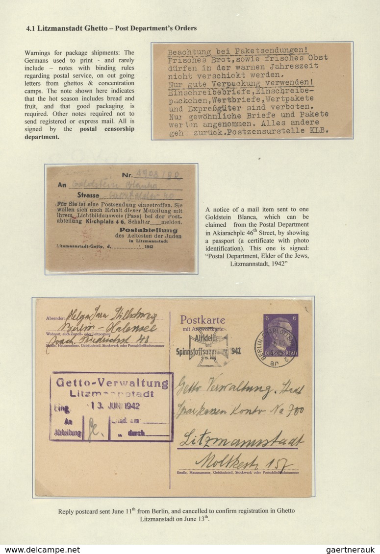 00652 Thematik: Judaika / judaism: "ANTI-SEMITISM AND HOLOCAUST" - THE ARIE LINDENBAUM COLLECTION 1900/201