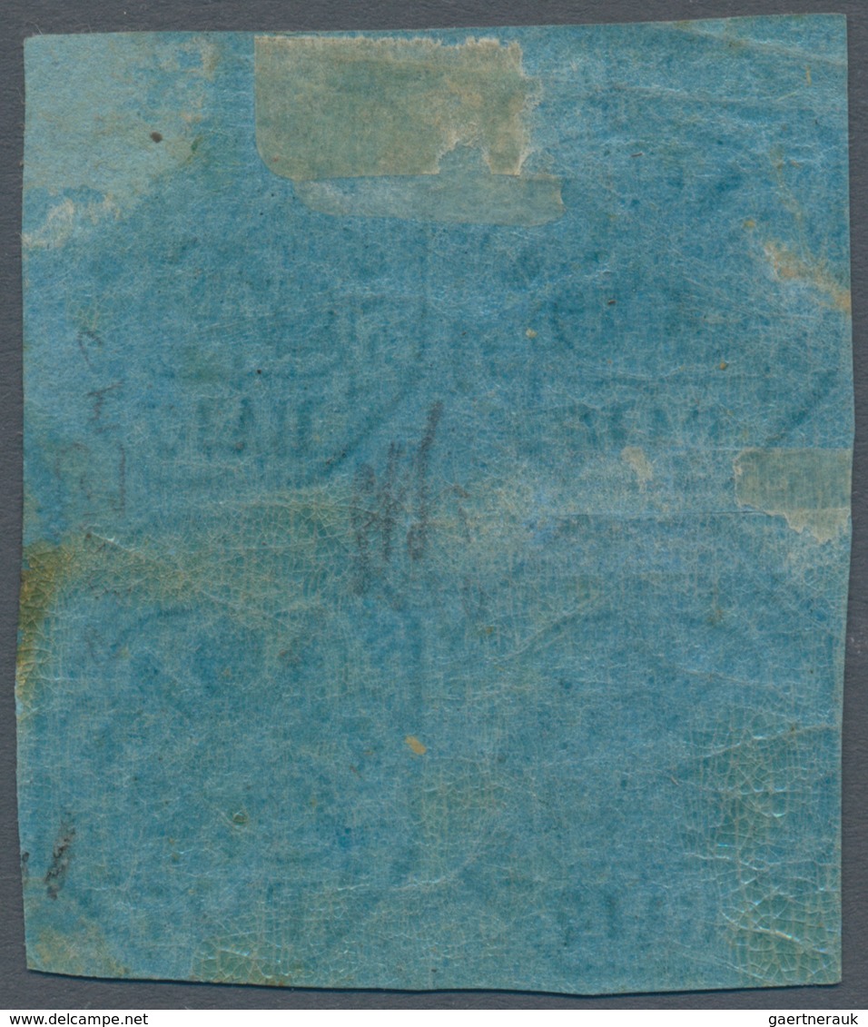 00706 Italien - Altitalienische Staaten: Kirchenstaat: 1852, 7 Baj. Blue, Block Of Four, Mint With Origina - Kerkelijke Staten