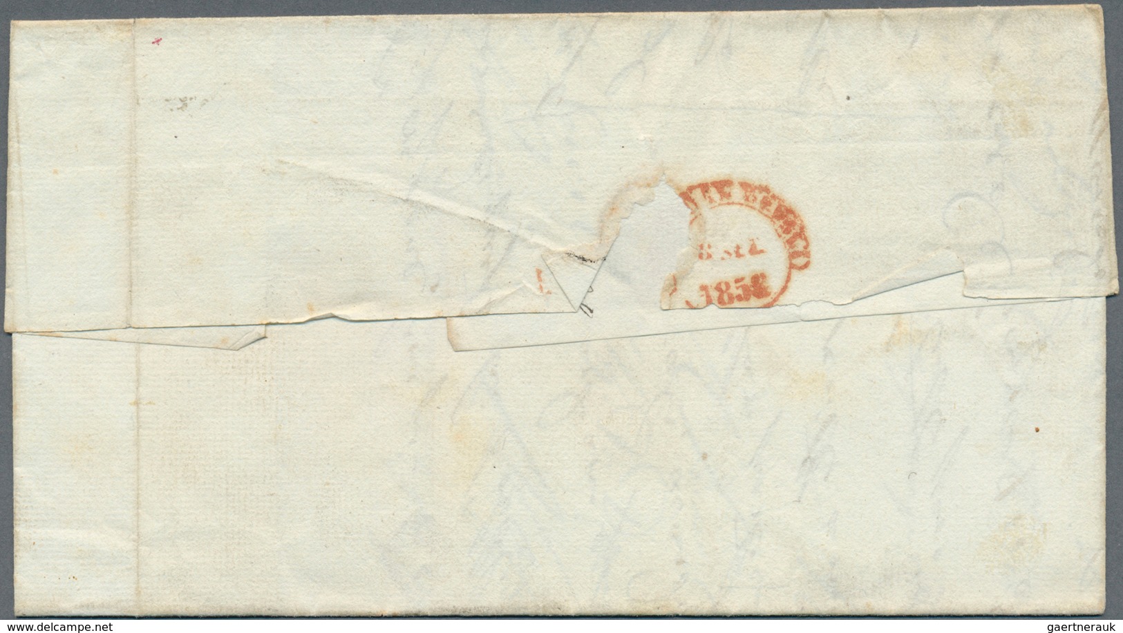 00744 Italien - Altitalienische Staaten: Neapel: 1858: 1 Grano Violet Rose, First Plate, In A Horizontal S - Napoli