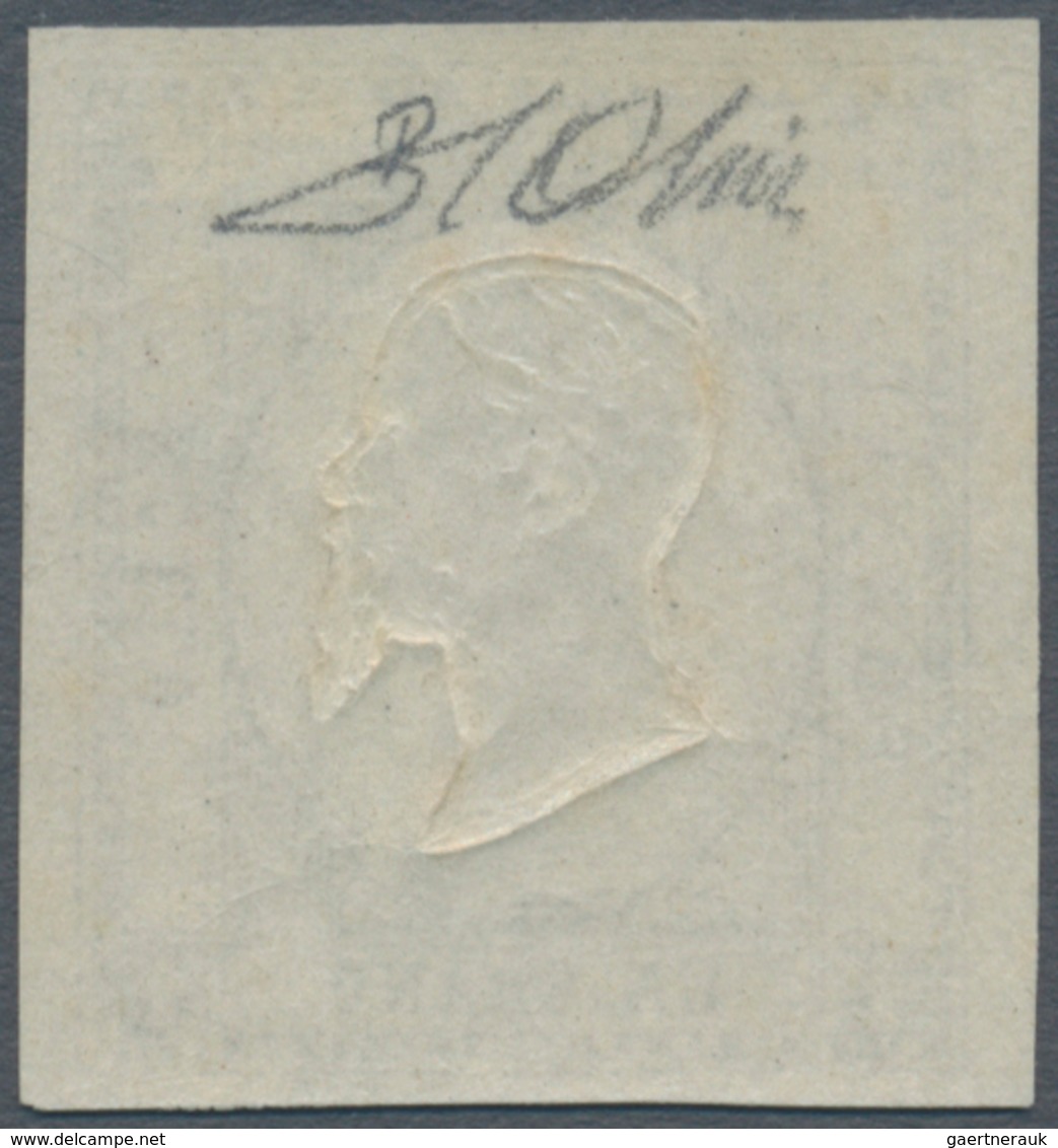 00770 Italien - Altitalienische Staaten: Neapel: 1861, 1 Grano, Silver Grey (Sassone 19 D), Unused, With C - Napoli