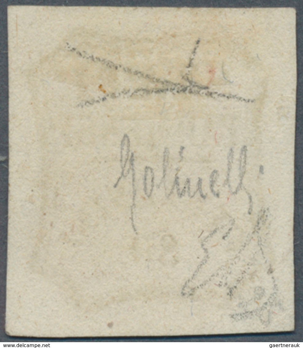 00788 Italien - Altitalienische Staaten: Parma: 1859, 80 C Yellow-olive, Broad Margins At All Sides, Mint - Parme