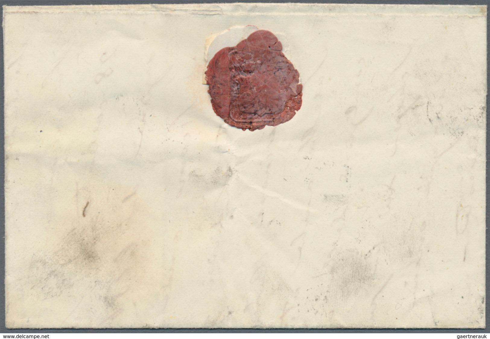 00865 Italien - Altitalienische Staaten: Sizilien: 1859, 1/2 Grano, Second Plate, Orange, Palermo Paper, T - Sicile