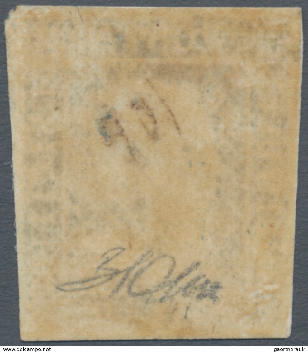 00868 Italien - Altitalienische Staaten: Sizilien: 1859, 2 Grana Blue, Naples Paper, Third Plate, Mint, Ce - Sicile