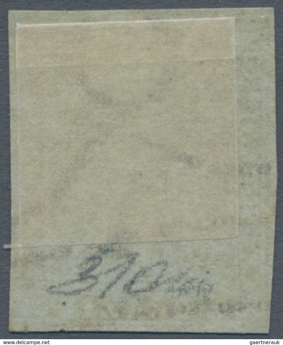 00881 Italien - Altitalienische Staaten: Toscana: 1851: 2 Crazie Light Blue On Gray Paper, Mint With Origi - Toscana